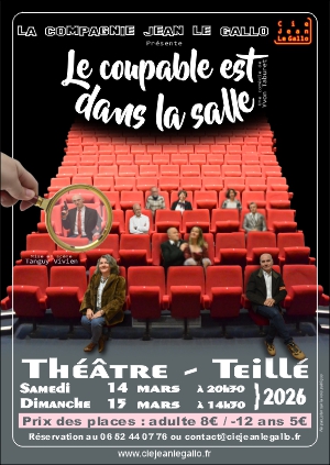 Affiche Le coupable est dans la salle